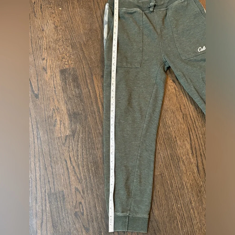 Cabela's Green Jogger Sweatpants Elastic Cuffs